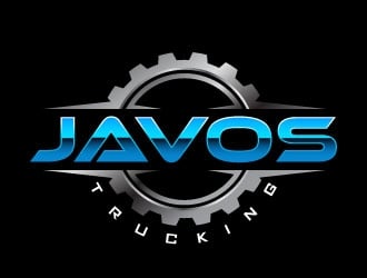Javos Trucking logo design by daywalker