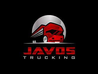 Javos Trucking logo design by pencilhand