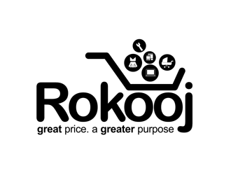 Rokooj logo design by enzidesign