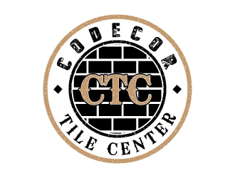 Codecor Tile Center logo design by Suvendu
