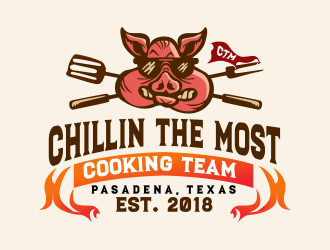 Chillin The Most Cooking Team logo design by gcreatives