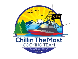 Chillin The Most Cooking Team logo design by dshineart