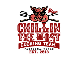 Chillin The Most Cooking Team logo design by gcreatives