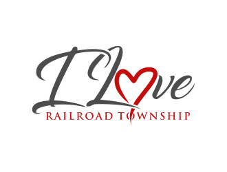 I Love Railroad Township logo design by imagine