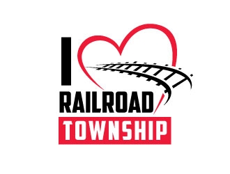 I Love Railroad Township logo design by REDCROW