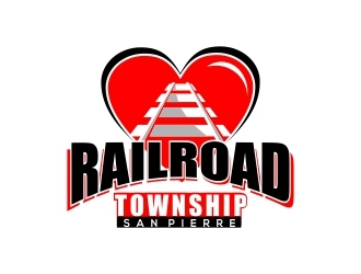 I Love Railroad Township logo design by b3no