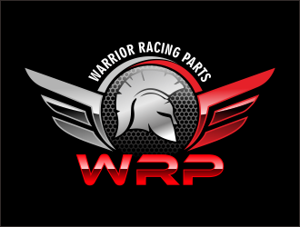 warrior racing parts logo design by bosbejo