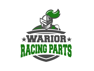 warrior racing parts logo design by enzidesign