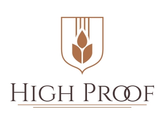 High Proof logo design by fawadyk