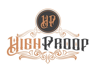High Proof logo design by fawadyk