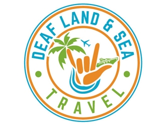 Deaf Land & Sea Travel logo design by logoguy