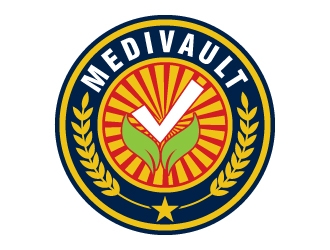 Medivault logo design by Suvendu