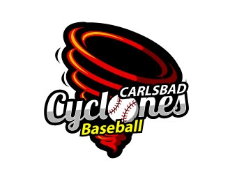 Carlsbad Cyclones Baseball logo design by uttam