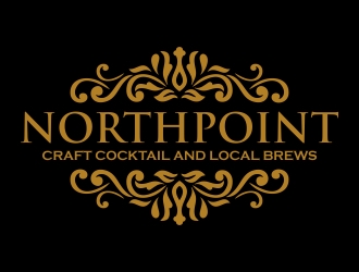 Northpoint (tag line, Craft Cocktail and Local Brews) logo design by cikiyunn