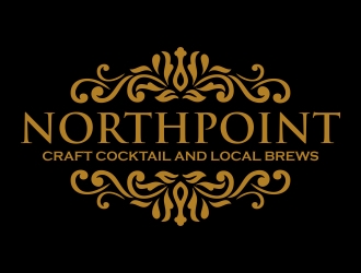 Northpoint (tag line, Craft Cocktail and Local Brews) logo design by cikiyunn