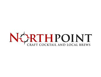Northpoint (tag line, Craft Cocktail and Local Brews) logo design by lexipej