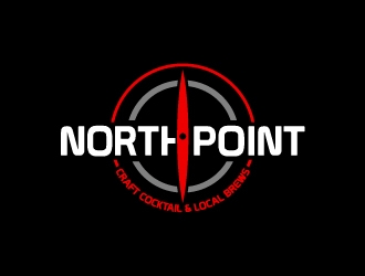 Northpoint (tag line, Craft Cocktail and Local Brews) logo design by josephope