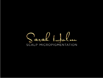 Sarah Holm    Scalp MicroPigmentation logo design by dewipadi