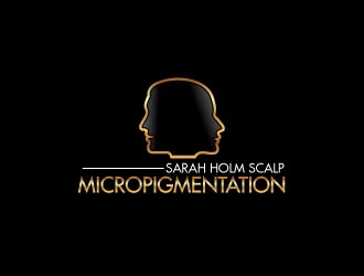 Sarah Holm    Scalp MicroPigmentation logo design by uttam