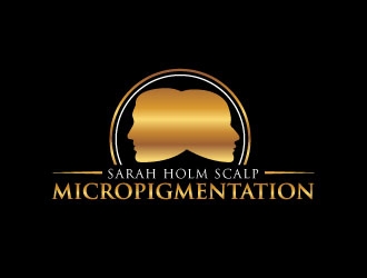 Sarah Holm    Scalp MicroPigmentation logo design by uttam