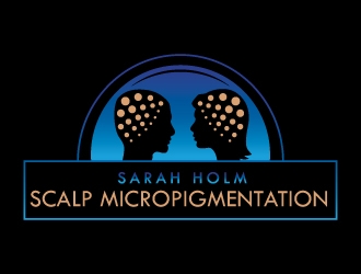 Sarah Holm    Scalp MicroPigmentation logo design by Suvendu
