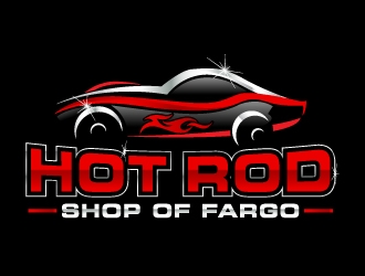 Hot Rod Shop of Fargo logo design by Suvendu