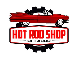 Hot Rod Shop of Fargo logo design by daywalker