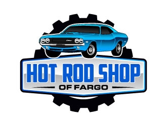 Hot Rod Shop of Fargo logo design by daywalker