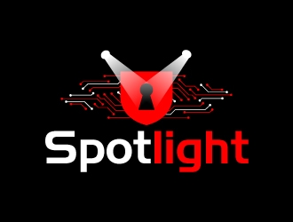 Spotlight logo design by Rock