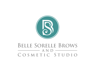 Belle Sorelle Brows and Cosmetic Studio logo design by dayco