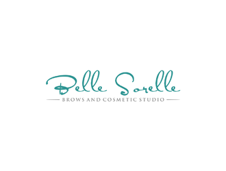 Belle Sorelle Brows and Cosmetic Studio logo design by ndaru