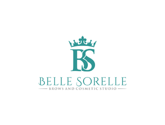 Belle Sorelle Brows and Cosmetic Studio logo design by ndaru