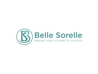 Belle Sorelle Brows and Cosmetic Studio logo design by Adundas