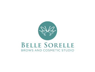 Belle Sorelle Brows and Cosmetic Studio logo design by johana