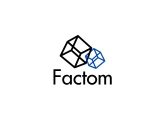 Factom logo design by uttam