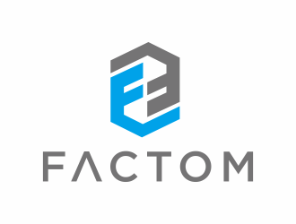 Factom logo design by hidro