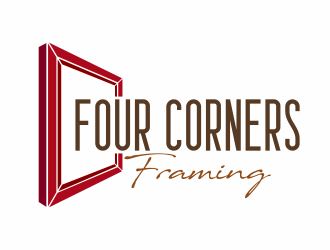Four Corners Framing logo design by agus