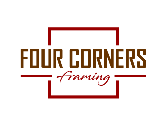 Four Corners Framing logo design by cintoko