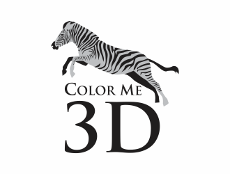 Color Me 3d logo design by perspective