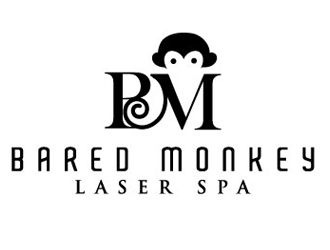 Bared Monkey Laser Spa logo design by logoguy