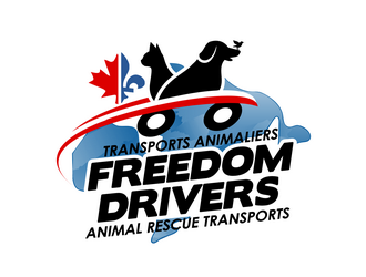Freedom Drivers Animal Rescue Transports logo design by haze