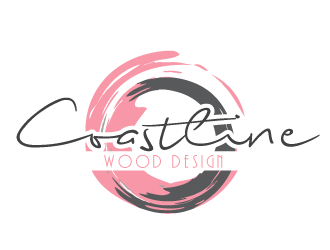 Coastline Wood Design logo design by tec343