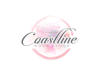Coastline Wood Design logo design by tec343