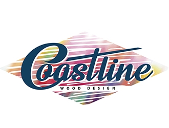 Coastline Wood Design logo design by elmomo