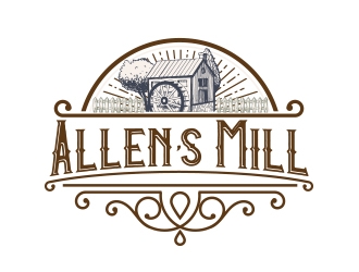 Allens Mill logo design by MarkindDesign