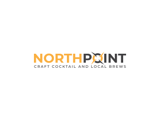 Northpoint (tag line, Craft Cocktail and Local Brews) logo design by leors