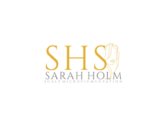 Sarah Holm    Scalp MicroPigmentation logo design by ndaru