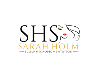 Sarah Holm    Scalp MicroPigmentation logo design by ndaru