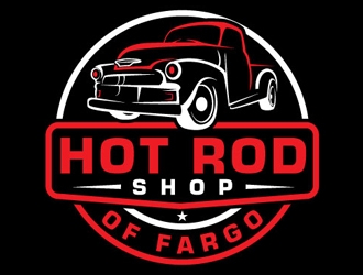 Hot Rod Shop of Fargo logo design by logoguy