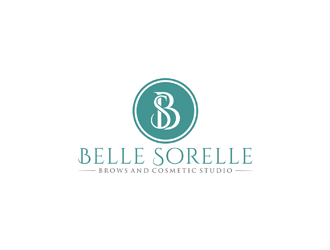 Belle Sorelle Brows and Cosmetic Studio logo design by ndaru